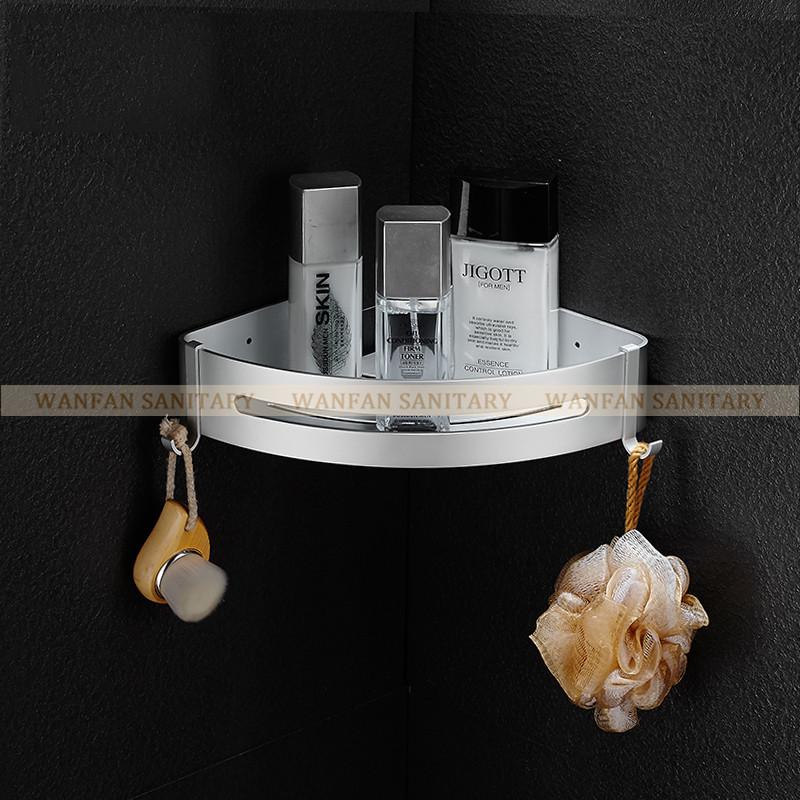 

Полки для ванной Металл Хром Угловая полка для душа Крючки для полотенец Стойка для шампуня и косметики Настенный держатель для ванной Корзина для ванной 9240