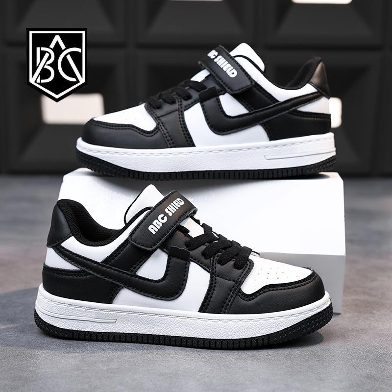 

ABC SHIELD мужские и женские студенческие 2025 осень и зима кожаные низкие кеды для скейтборда для мальчиков среднего и старшего возраста повседневная обувь 39