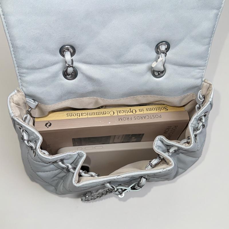 Quilted Chain Shoulder Bag for Women Fashionable Handbag with Adjustable Strap Elegant Daily Use Crossbody Bag