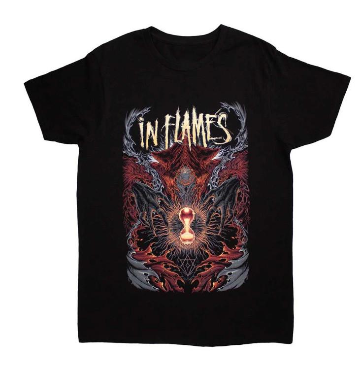 In Flames Ghost In My Head Official Merch Rock Music Band Tee Men’s Graphic Unisex T-Shirt XL