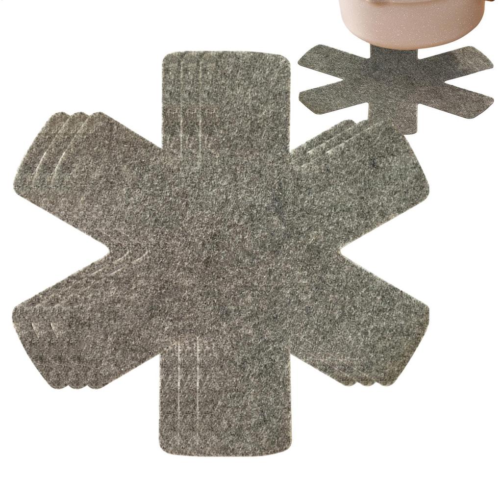 3pcs Non Woven Heat-resistant Mats Pads Heat-insulating Cloth Pot Non Stick Pon Protective Kitchen Bowls Plates Felt