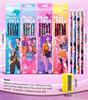 Anime Girls Lumi Mila Zoi Witch Hunter Pencils 2B HB Colors Pencils Cute Cartoon Student Stationery Set for Daily Learning Gifts