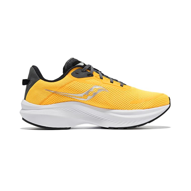 SAUCONY Axon Pulse 3 Shock Absorbers Low Top Running Shoes Men's Yellow Black Saucony S20826-121