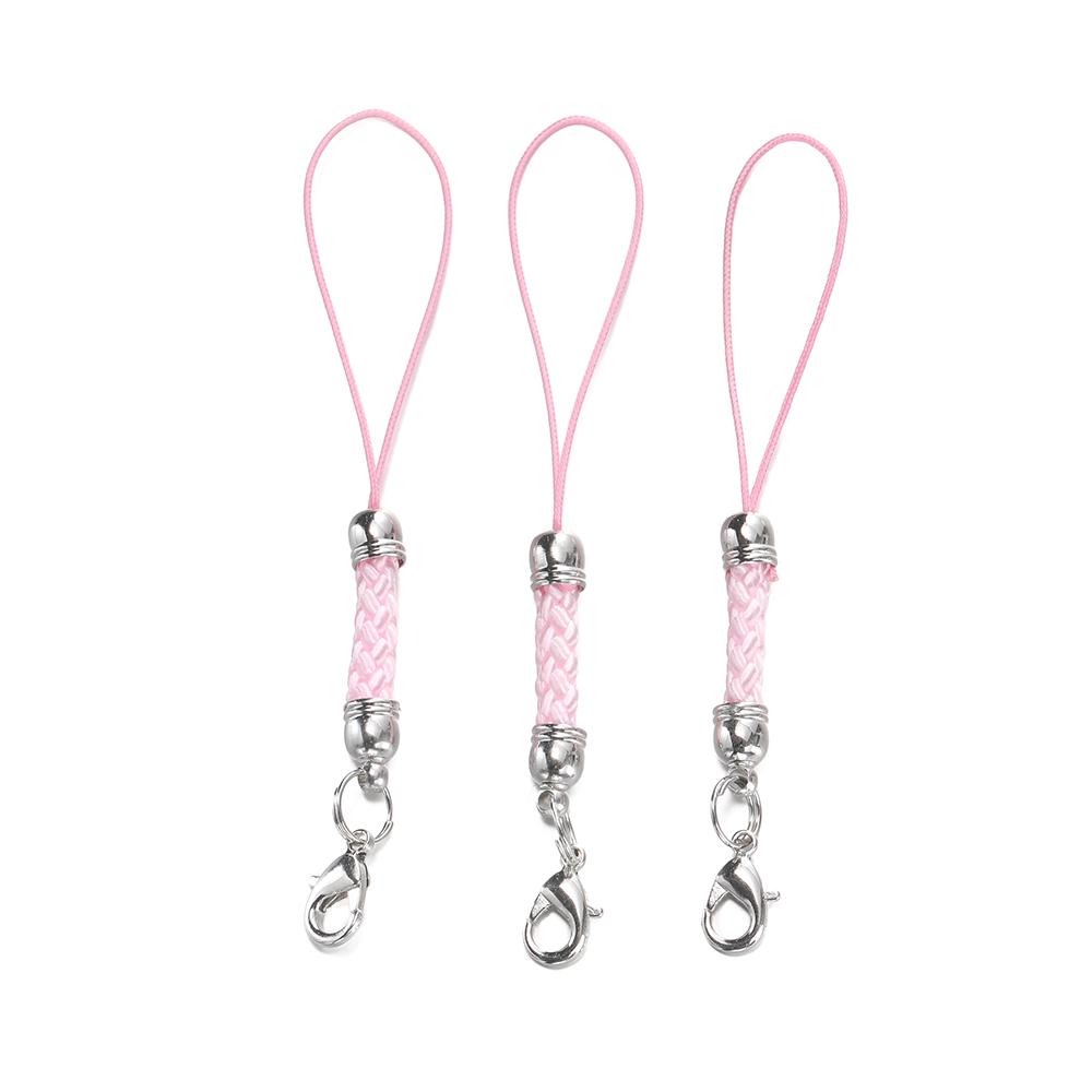10/20pcs Keychain Rope with Lobster Clasp Jump Rings Lanyard Lariat Strap Cord For DIY Keyring Pendant Jewelry Making Supplies
