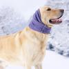 Scaldacollo e Orecchie per Cani Anti-Rumore Lavabile Protezioni per Orecchie da Cane Copri Orecchie per Animali Domestici Fascia Calda per Sollievo dall'Ansia e Rilassamento dei Cani