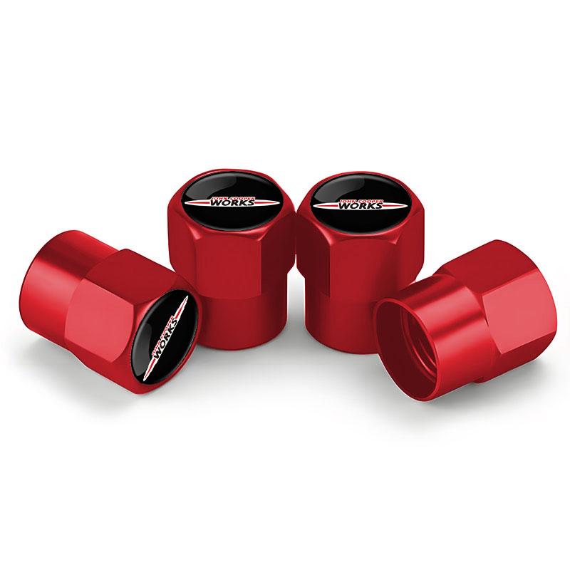 4Pcs Car Wheel Tire Valve Caps Tyre Stem Covers Accessories For MINI JCW Cabrio Cooper Countryman Aceman Clubman Coupe Paceman Phgqd66