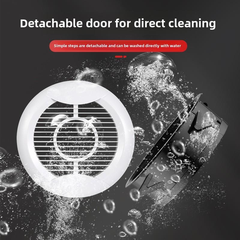 6 Types White Air Vent Extract Valve Grille Air Circulation Vents Cover 100/150mm Round Ducting Ventilation Cover Various Shapes