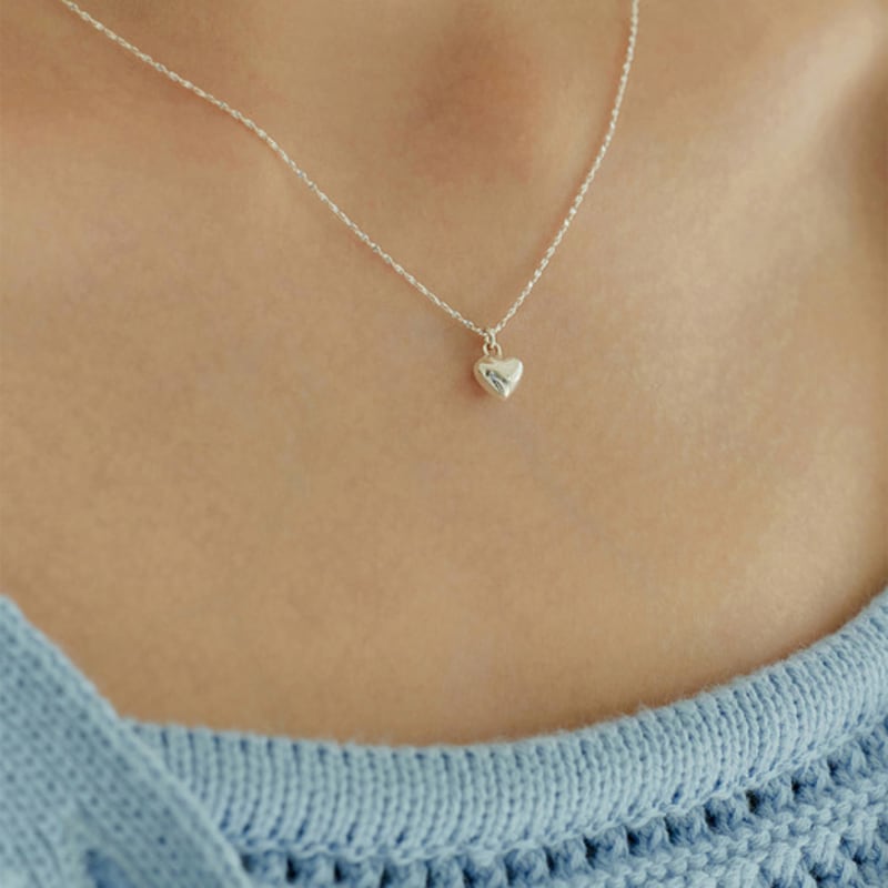 

murmur [925silver]Twinkle petit heart necklace gold