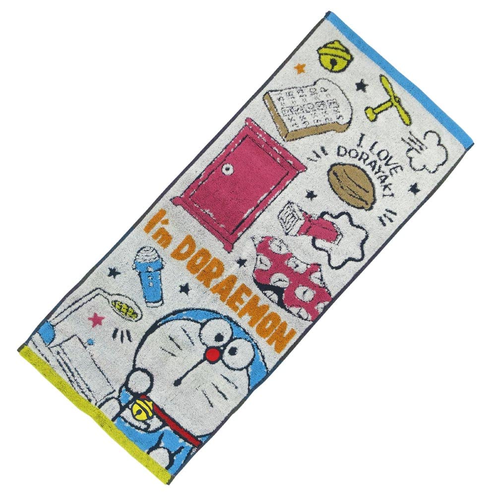 

Marushin Face 34 x 2805013500 I m Doraemon Towel, 80cm, 100% Cotton,