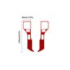 2Pcs Red Carbon Fiber Interior Steering Wheel Cover Trim For Toyota Tacoma