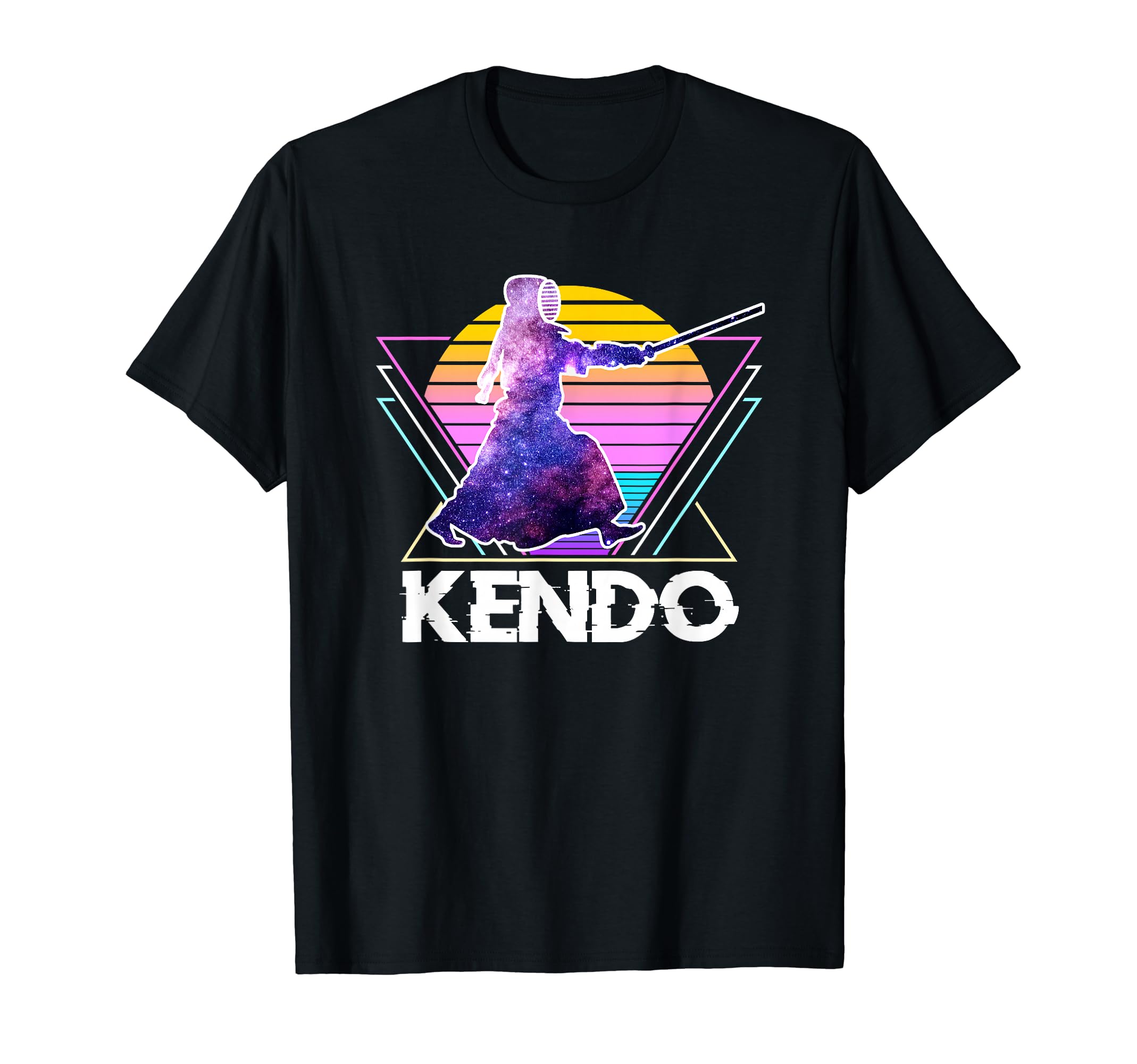 

Kendo Japanese Martial Arts Retro Vintage Vaporwave 90s T-Shirt чёрный