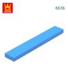 121Pcs/lot 6636 1x6 Tile Building Block Moc Classic Accessories Compatible with Brick Children Toys Gift Box