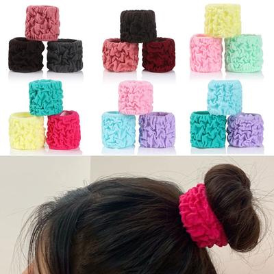 Mix Colors Rubber Band Accessories Scrunchie Elastic Ponytail Holder Wide Hair Bands Hair Rope