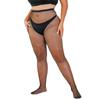 Černé štrasové síťované punčochy Sexy třpytivé punčochové kalhoty se síťovinou s vysokým pasem pro ženy