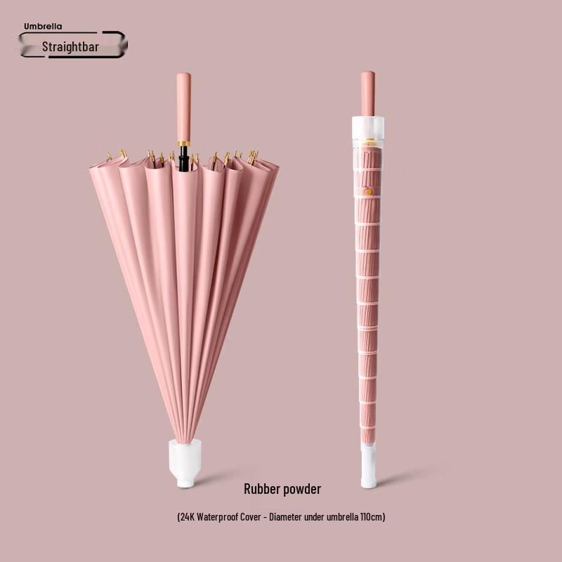 XuQing Windproof Automatic Straight Handle Umbrella (2-Pack)