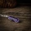 Healing Crystal Pendant Necklaces Pointed Stone Charm Necklace Spiritual Gemstones Pendants Jewelry for Women Girls