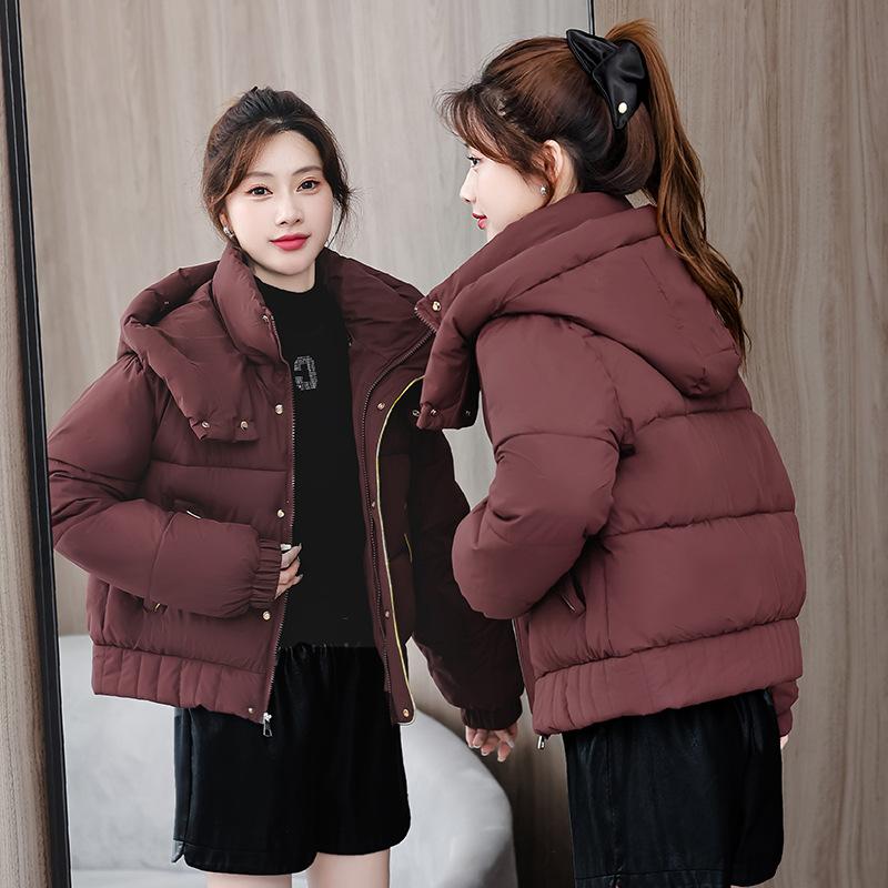Women’s Short Hooded Windproof Thicken Warm Winter Jacket