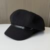 Retro British style striped octagonal hat men's and women's autumn and winter versatile face newsboy hat fashion painter hat