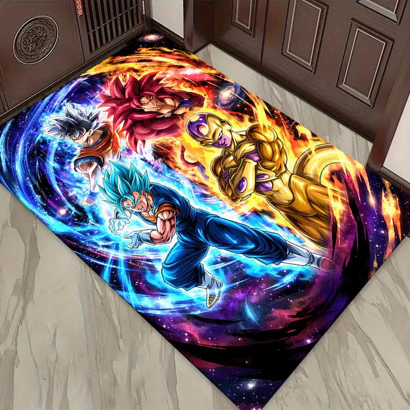 Tapis Son-Goku pour Salon Chambre Maison Décoration Canapé, Tapis de Sol Antidérapant pour Enfants