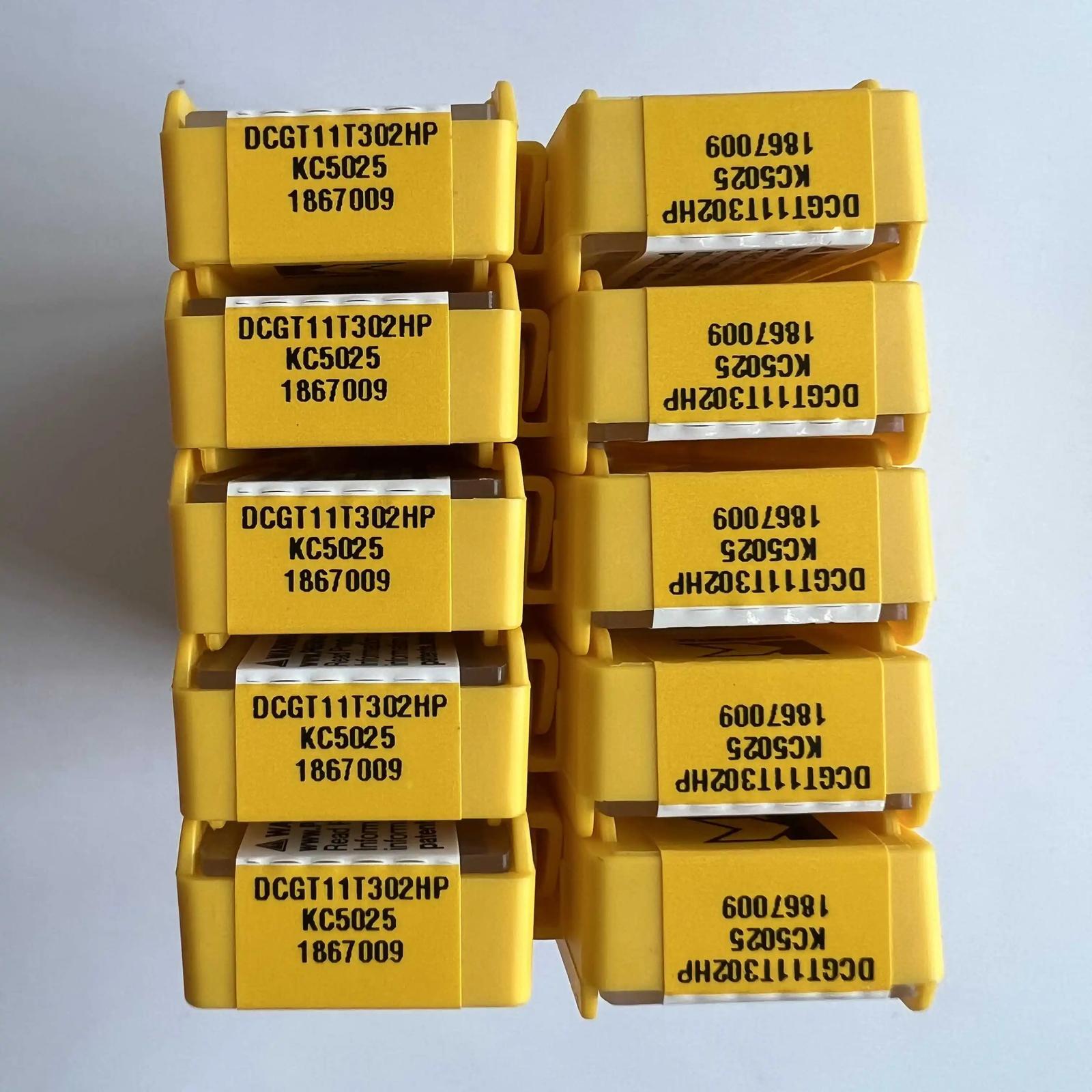 

KENNAMETEL / DCGT11T302HP KC5025 / Original carbide blade 10 Pcs