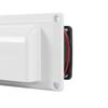 12V RV Side Vent Fan Efficient Metal Shell Quick Ventilating Premium with Mounting Screws for Motorhome Trailer Boat Marine Rvs