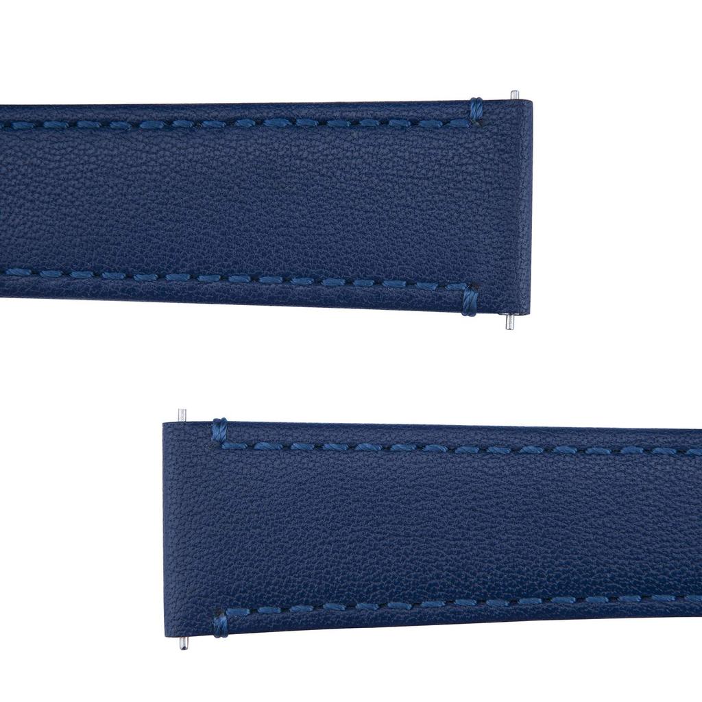 Brismassi Esetti Schnellverschluss Echtes Leder Uhrenarmband Beliebte Ersatzarmbandgrößen 22mm Kalbslederband, - 16mm, 18mm, 19mm, 20mm, (Strapazierfähiges Futter)