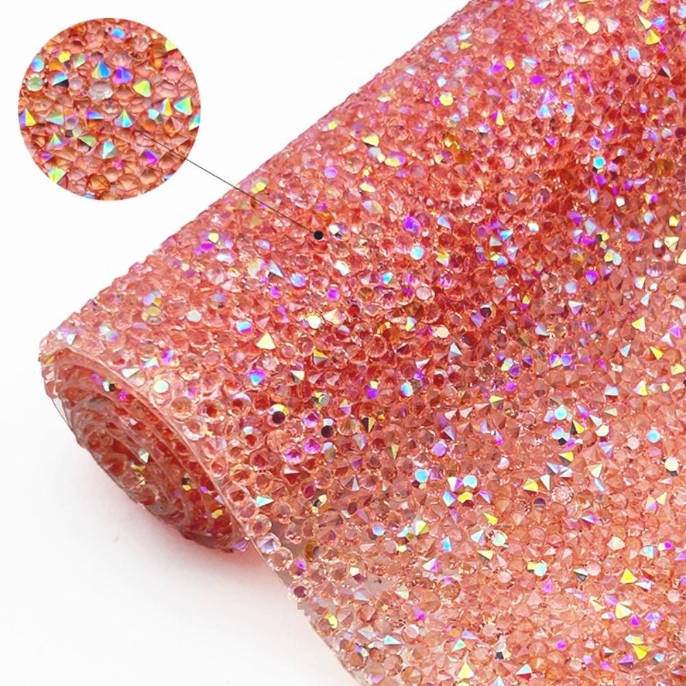 Self Adhesive Resin Rhinestone Colorful DIY Decorative Rhinestone Sticker Sparkling Shiny Crystal Sticker Bag Ornament