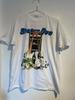 Vintage tričko Status Quo Velikost L 1988 Tour Rocková kapela Bílé Koncert 80. léta Osmdesátá léta Unisex tričko