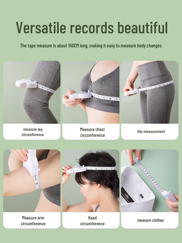 Automatic Soft Tape Measure for Waist, Arm, Leg, and Head Circumference Measurements