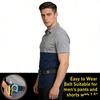 Buckleless Belt Hook Adjustable Metal Hook Elastic Belt Unisex Buckle-Free Invisible Waist Belt Closure For Outdoor Work