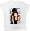 Amy Winehouse T-shirt Union Jack Music Tee Urban R&B Women's Men's Unisex T-Shirt Cool Casual Sleeves Cotton T-Shirt Fashion Clothing