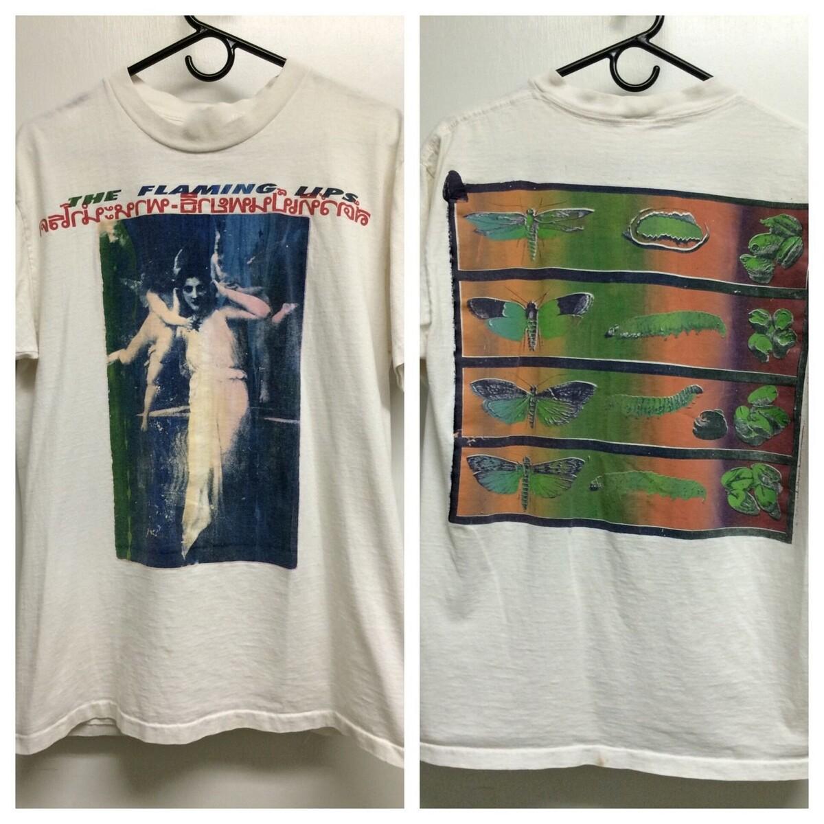 Rare 90 The Flaming Lips Band Tshirt Graphic 2 Side Unisex Tshirt KH6949 XL