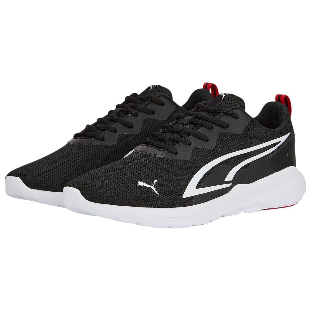 Puma Pantofi sport unisex activ negru alb roșu pentru toată ziua 386269-03