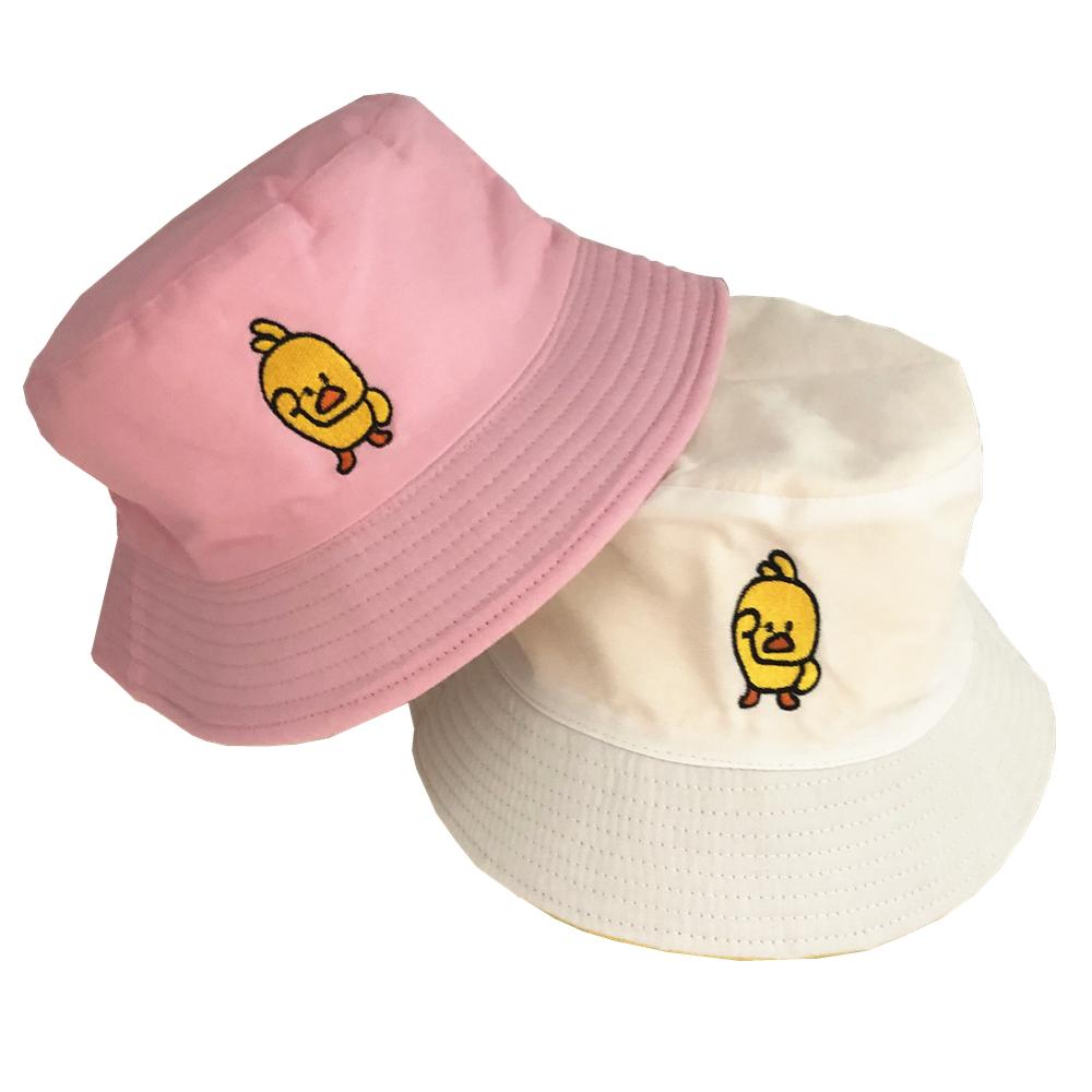Cotton Reversible Bucket Hat for Men Women Summer Sun Beach Outdoor Cap