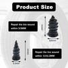 60Pcs Tire Repair Rubber Nail, Rubber Screw Tire Plugs Self-Service Vacuum Tire Repair Nail Kit Tires Quick Puncture Repair Tools For Auto