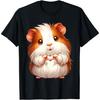 AhCor Cute Guinea Pig Lovers Pets Owners Guinea Pigs Pet Animals T-Shirt 100% Cotton Graphic Tee Shirts