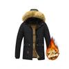 European Men's Velvet-Lined Cotton Jacket - Trendy, Warm and Stylish for Middle-aged and Elderly