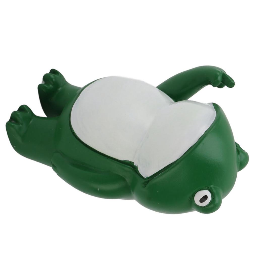 Mittelfinger Frosch Ornament Outdoor Terrasse Skurriles Kleines Frosch Ornament für Zuhause Büro Schreibtisch