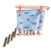 Pet Hammock Tent Colorful Climbing Exercise Small Pet Hanging Nest with Ladder for Parrot Hamster