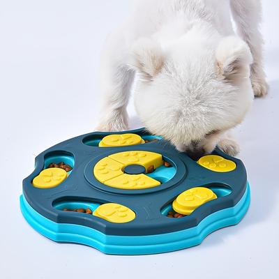 Langsames Futterspielzeug – fördert gesunde Ernährung und geistige Stimulation für Hunde und Katzen mit interaktivem Puzzle-Design