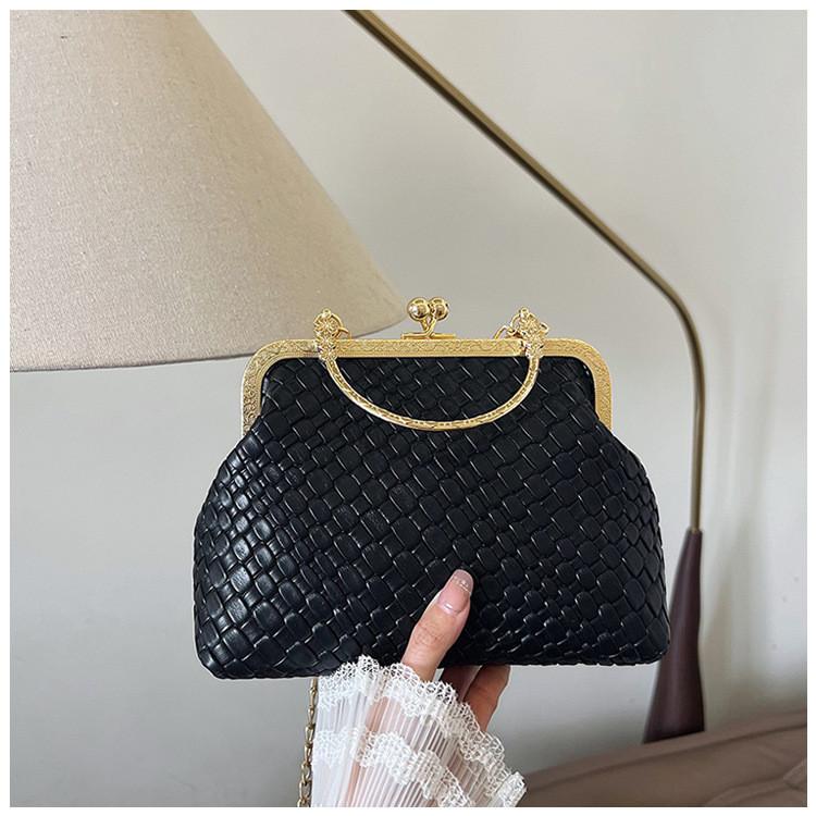 Solid Shaped Shell Color Single Shoulder Crossbody Bag Handbag Women Fashion