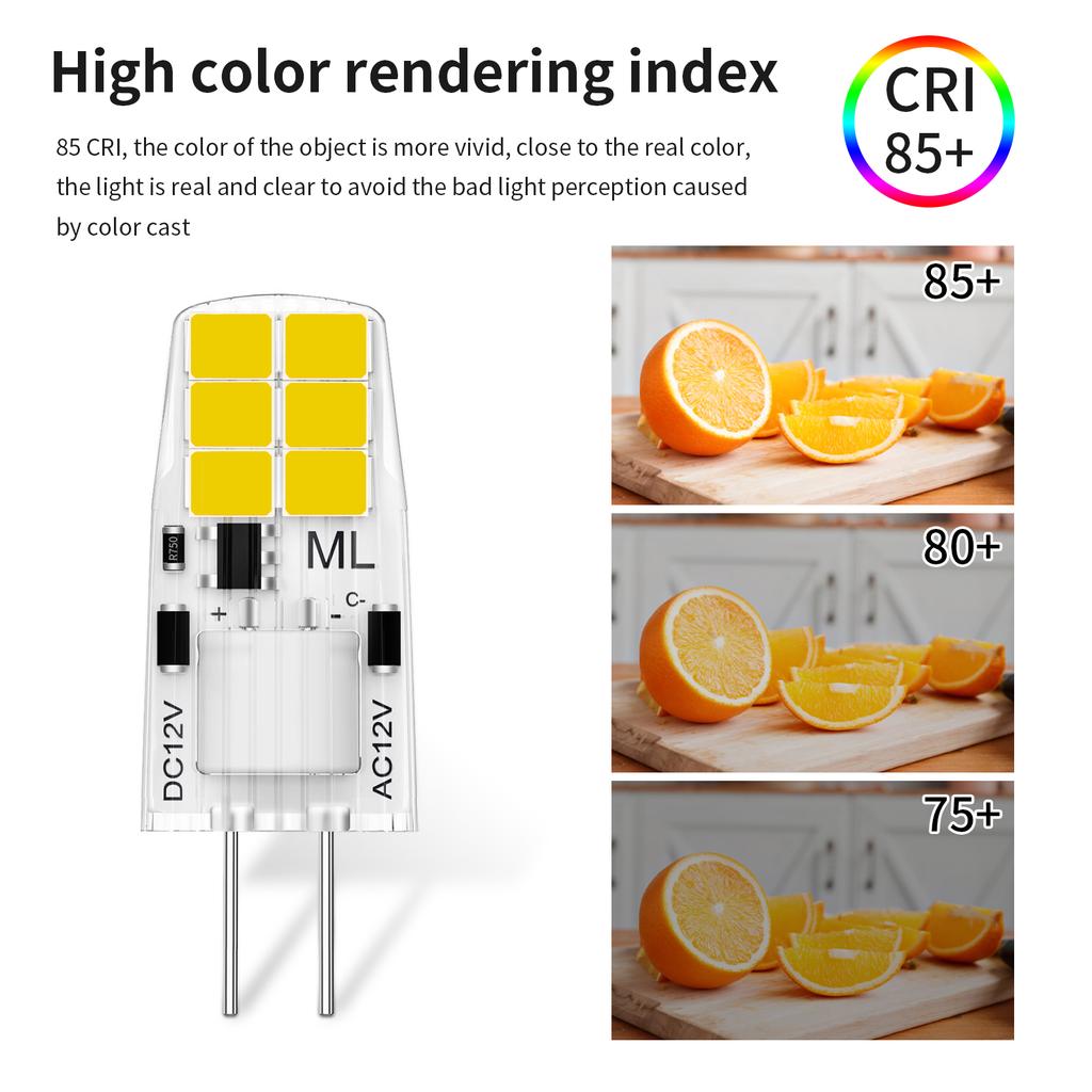 4/8pcs G4LED Plug-in Bulb Super Bright Light Source LED Energy Saving Small Light Bulb Suitable For Pendant Light Crystal Lamp
