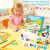 Kids Early Learning Spelling Game - 26 Alphabet Letter Puzzle, Word & Matching Educational Toy For Preschool