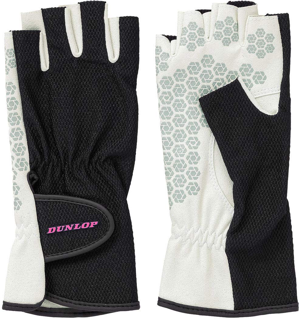 

DUNLOP Tennis Gloves Both Hands Set Black M TGG0137W