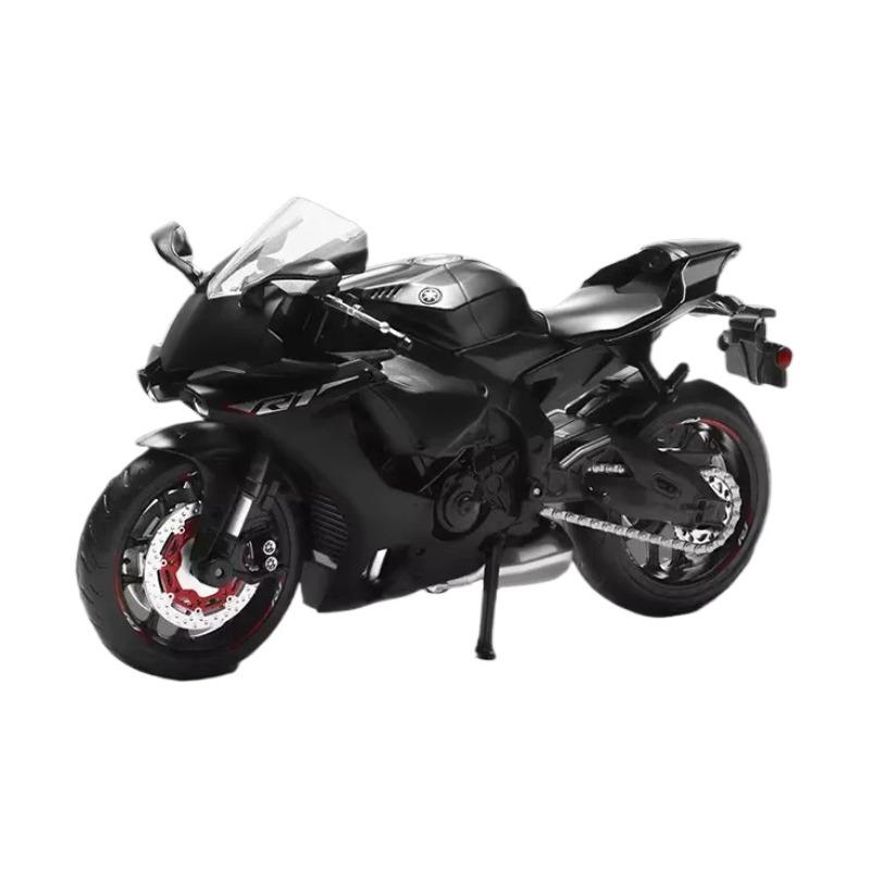 1/12 Scale Yamaha YZF R1 Metal Diecast Motorcycle Toy Car Model Rubber Tires Wheel Steering Toys Motorcycles Kids Children's Day Gifts