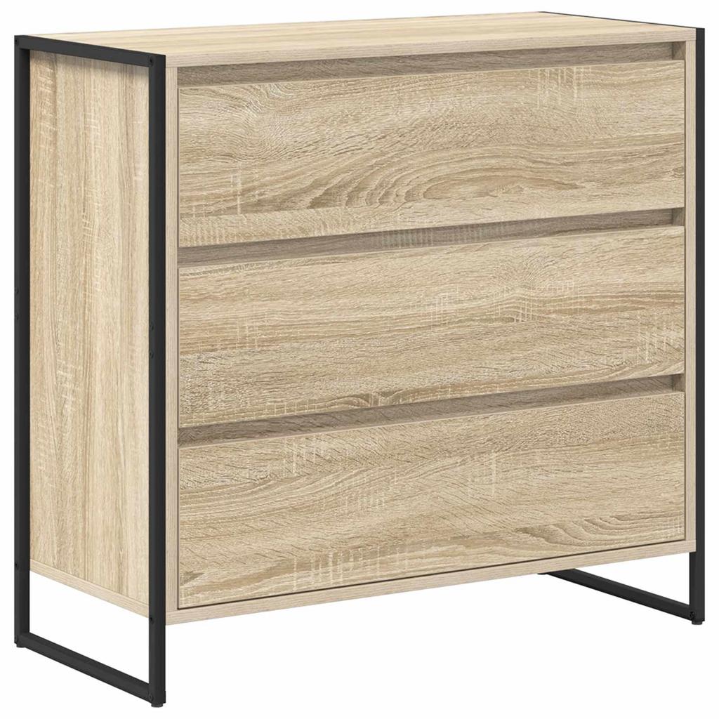 Sideboard with Drawers Sonoma 79 X 36 X 75.5 Cm Particleboard