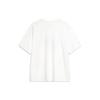 Li Ning Badfive High Street American Vintage Letter Round Neck Pullover Early Spring Short Sleeve T-Shirt Men T-Shirts Off-White AHSU427-2