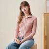 Premium Women's Solid Wool Cardigan Sweater