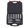 Annular Cutter Set, 13 pcs Weldon Shank Mag Drill Bits, 2" Cutting Depth, 7/16" to 1-1/16" Cutting Diameter, M2AL HSS, with 2 Pilot Pins, Hex Wrench