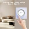 Smart WiFi Thermostat for Electric Heating, 16A Programmable Digital Temperature Controller with 1.6  Screen, DayCelsiusWeekCelsiusRoom TemperatureCel